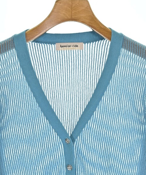 Apuweiser-riche（アプワイザーリッシェ）カーディガン 青 サイズ:2(M位) レディース/2200621189148