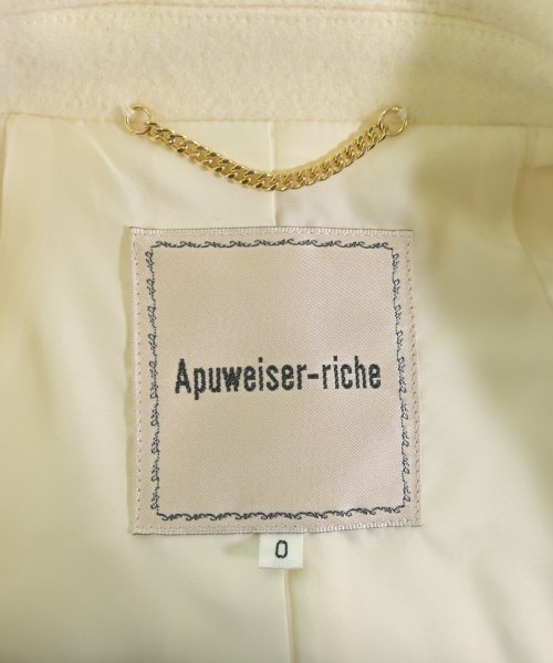 Apuweiser-riche（アプワイザーリッシェ）ピーコート 黄 サイズ:0(XS位) レディース/2200629764019