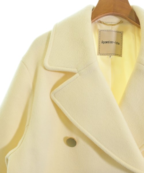 Apuweiser-riche（アプワイザーリッシェ）ピーコート 黄 サイズ:0(XS位) レディース/2200629764019