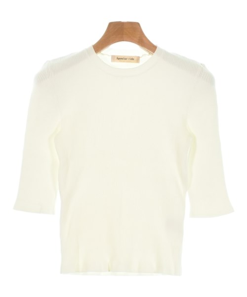 Apuweiser-riche(アプワイザーリッシェ)ニット・セーター 白 サイズ:2(M位)/2200607363135