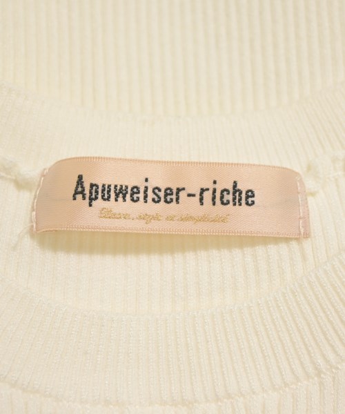 Apuweiser-riche（アプワイザーリッシェ）ニット・セーター 白 サイズ:2(M位) レディース/2200607363135