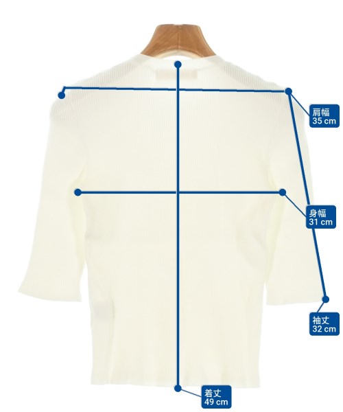 Apuweiser-riche（アプワイザーリッシェ）ニット・セーター 白 サイズ:2(M位) レディース/2200607363135