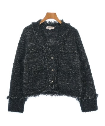 Apuweiser-riche（アプワイザーリッシェ）ノーカラージャケット 黒