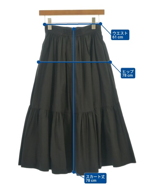 Apuweiser-riche（アプワイザーリッシェ）ロング・マキシ丈スカート 黒 サイズ:1(S位) レディース/2200613105040