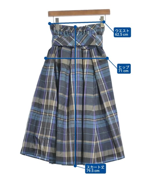 Apuweiser-riche（アプワイザーリッシェ）ロング・マキシ丈スカート 紺 サイズ:1(S位) レディース/2200618668144