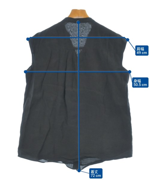 Apuweiser-riche（アプワイザーリッシェ）ブラウス 黒 サイズ:2(M位) レディース/2200618862054