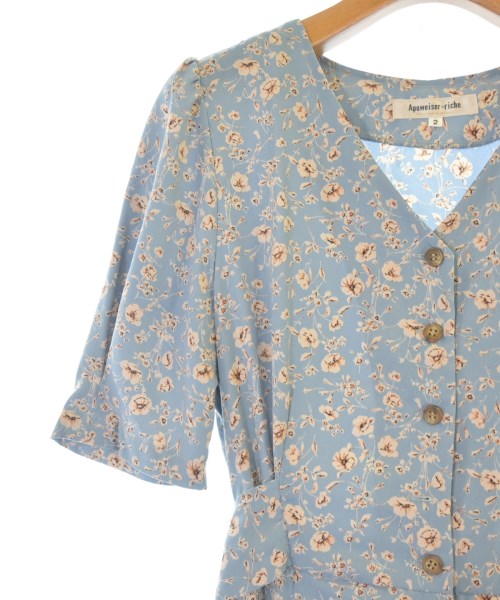 Apuweiser-riche（アプワイザーリッシェ）ワンピース 青 サイズ:2(M位) レディース/2200631478089