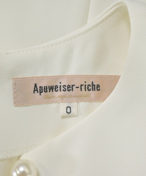 Apuweiser-riche（アプワイザーリッシェ）ブラウス 白 サイズ:0(XS位) レディース/2200604089045