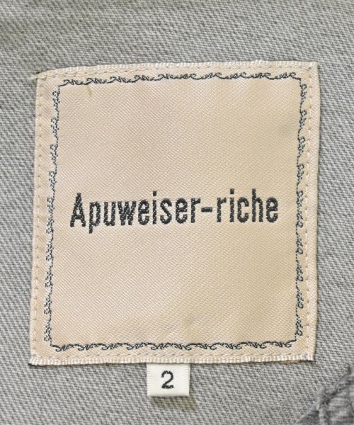 Apuweiser-riche（アプワイザーリッシェ）デニムジャケット グレー サイズ:2(M位) レディース/2200613452021