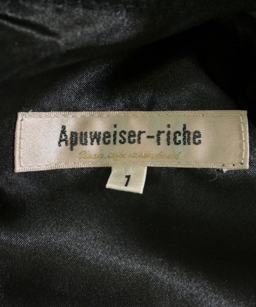 Apuweiser-riche（アプワイザーリッシェ）ワンピース 黒 サイズ:1(S位) レディース/2200604056177