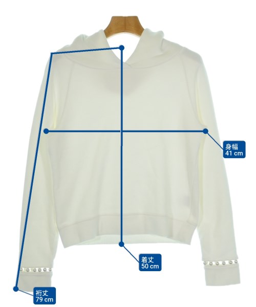 Apuweiser-riche（アプワイザーリッシェ）パーカー 白 サイズ:2(M位) レディース/2200673341082