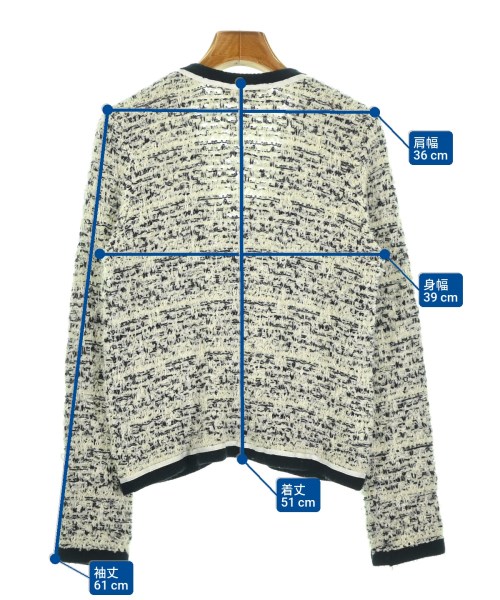 Apuweiser-riche（アプワイザーリッシェ）ノーカラージャケット 白 サイズ:2(M位) レディース/2200679039020