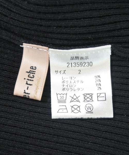 Apuweiser-riche（アプワイザーリッシェ）ニット・セーター 黒 サイズ:2(M位) レディース/2200666485038