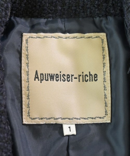 Apuweiser-riche（アプワイザーリッシェ）カジュアルジャケット 紺 サイズ:1(S位) レディース/2200692138014