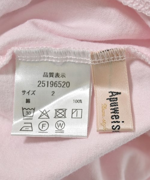 Apuweiser-riche（アプワイザーリッシェ）Tシャツ・カットソー ピンク サイズ:2(M位) レディース/2200692779248