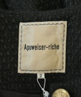 Apuweiser-riche（アプワイザーリッシェ）ノーカラージャケット 黒 サイズ:2(M位) レディース/2200697109019