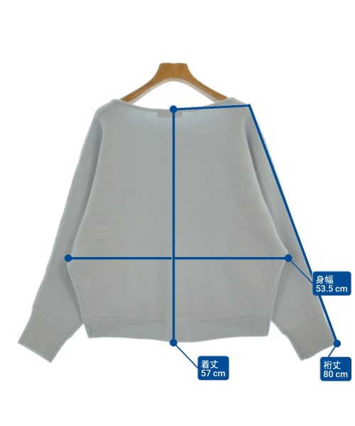 Apuweiser-riche（アプワイザーリッシェ）ニット・セーター 青 サイズ:2(M位) レディース/2200645889109