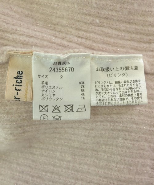 Apuweiser-riche（アプワイザーリッシェ）ニット・セーター ピンク サイズ:2(M位) レディース/2200651688062