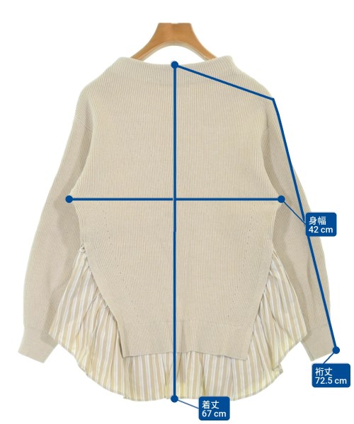 Apuweiser-riche（アプワイザーリッシェ）ニット・セーター ベージュ サイズ:2(M位) レディース/2200650918023