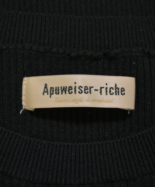 Apuweiser-riche（アプワイザーリッシェ）ニット・セーター 黒 サイズ:F レディース/2200649869015
