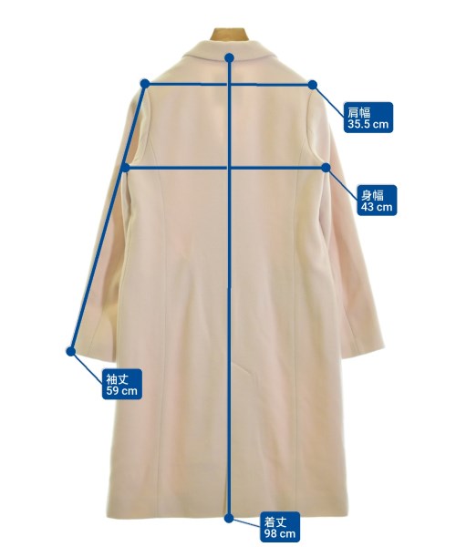 Apuweiser-riche（アプワイザーリッシェ）チェスターコート ピンク サイズ:2(M位) レディース/2200655751021