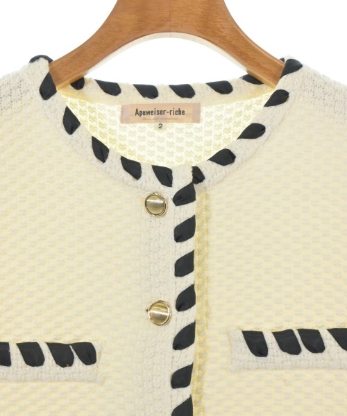 Apuweiser-riche（アプワイザーリッシェ）カジュアルジャケット 白 サイズ:2(M位) レディース/2200655751069