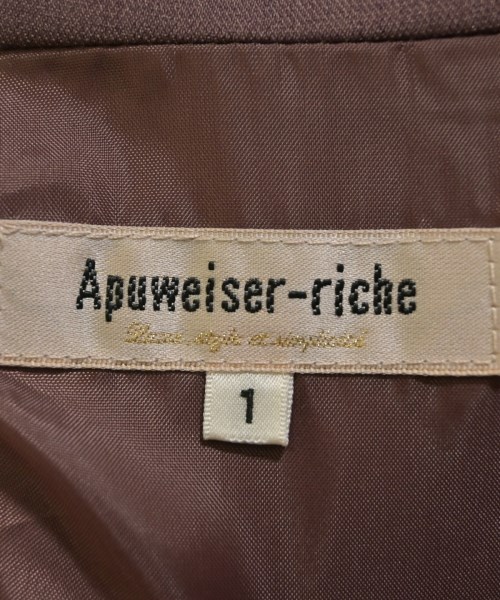 Apuweiser-riche（アプワイザーリッシェ）ワンピース 紫 サイズ:1(S位) レディース/2200650566071