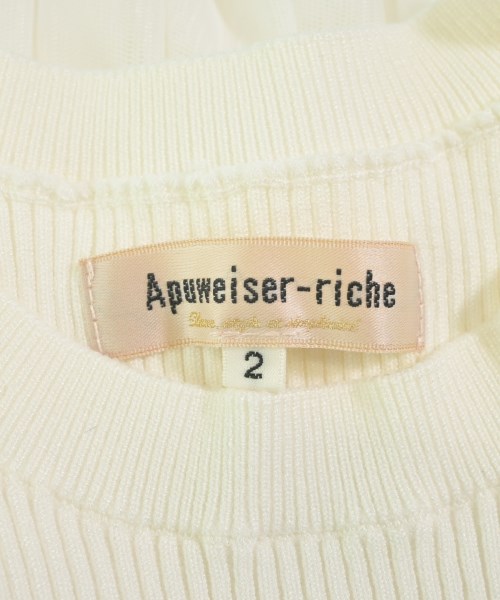 Apuweiser-riche（アプワイザーリッシェ）ニット・セーター 白 サイズ:2(M位) レディース/2200714175102