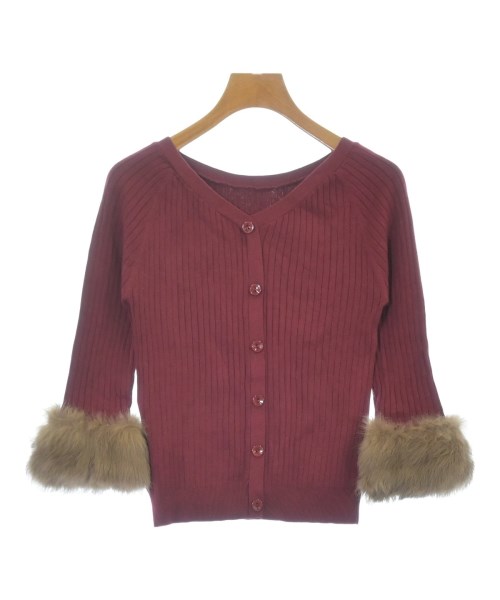 Apuweiser-riche(アプワイザーリッシェ)カーディガン 赤 サイズ:2(M位)/2200638963021