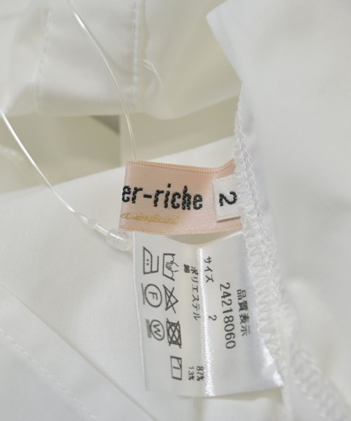 Apuweiser-riche（アプワイザーリッシェ）カジュアルシャツ 白 サイズ:2(M位) レディース/2200643412064