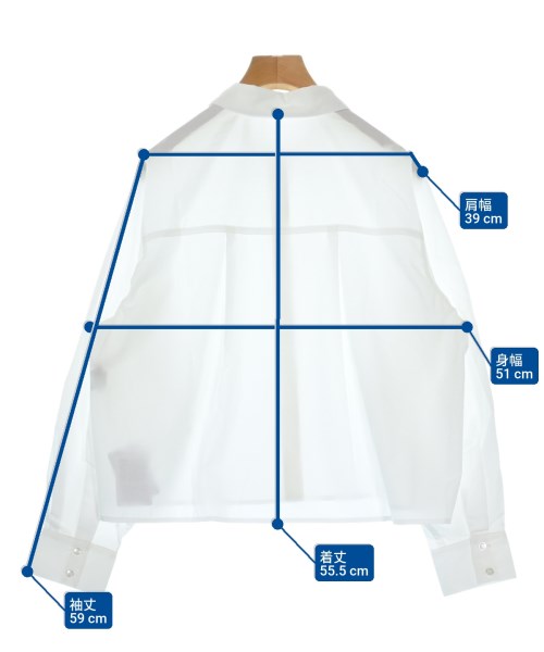 Apuweiser-riche（アプワイザーリッシェ）カジュアルシャツ 白 サイズ:2(M位) レディース/2200643412064