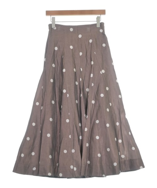 Apuweiser-riche(アプワイザーリッシェ)ロング・マキシ丈スカート 茶 サイズ:2(M位)/2200645322057