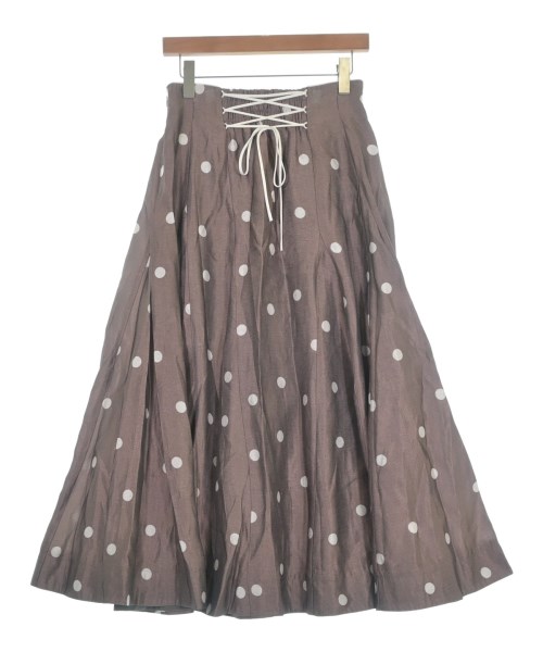 Apuweiser-riche（アプワイザーリッシェ）ロング・マキシ丈スカート 茶 サイズ:2(M位) レディース/2200645322057