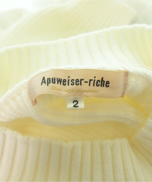 Apuweiser-riche（アプワイザーリッシェ）ニット・セーター 白 サイズ:2(M位) レディース/2200652520019