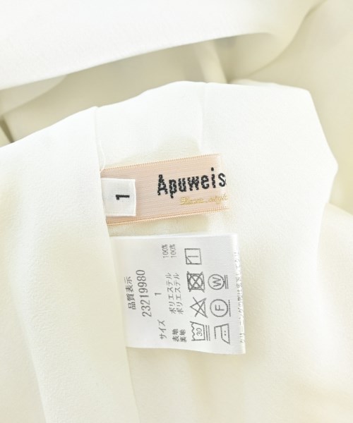 Apuweiser-riche（アプワイザーリッシェ）カジュアルシャツ 白 サイズ:1(S位) レディース/2200653402031