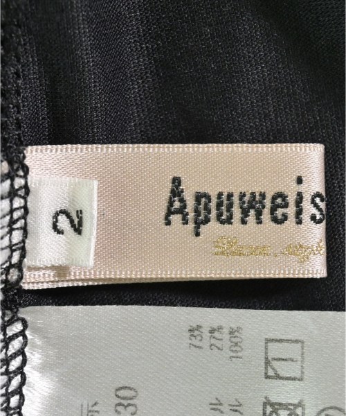 Apuweiser-riche（アプワイザーリッシェ）Tシャツ・カットソー 黒 サイズ:2(M位) レディース/2200704732148