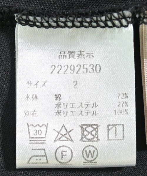 Apuweiser-riche（アプワイザーリッシェ）Tシャツ・カットソー 黒 サイズ:2(M位) レディース/2200704732148