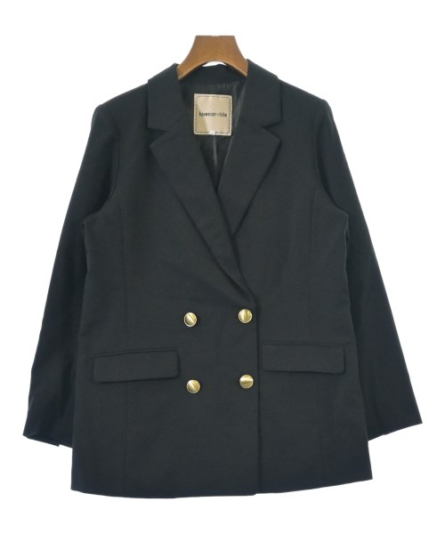 Apuweiser-riche(アプワイザーリッシェ)テーラードジャケット 黒 サイズ:1(S位)/2200662123095