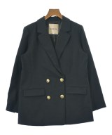 Apuweiser-riche（アプワイザーリッシェ）テーラードジャケット 黒 サイズ:1(S位) レディース/2200662123095