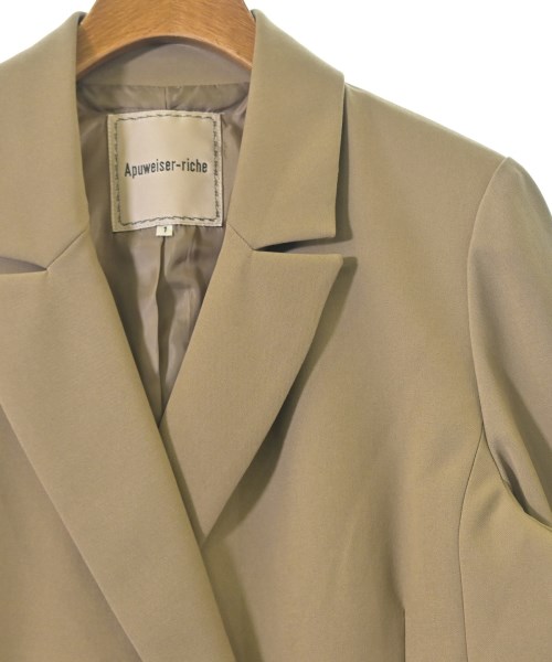 Apuweiser-riche（アプワイザーリッシェ）テーラードジャケット ベージュ サイズ:1(S位) レディース/2200662123101
