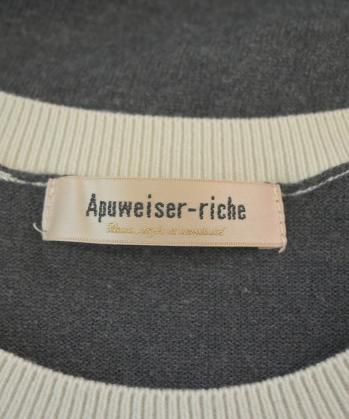 Apuweiser-riche（アプワイザーリッシェ）ニット・セーター グレー サイズ:2(M位) レディース/2200663803057