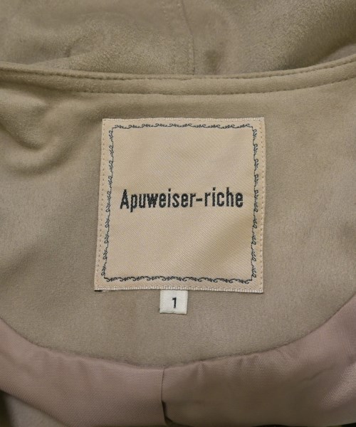 Apuweiser-riche（アプワイザーリッシェ）ブルゾン ベージュ サイズ:1(S位) レディース/2200732833053