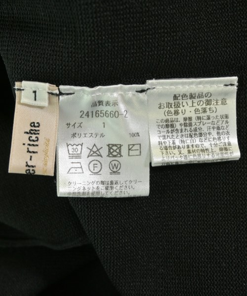 Apuweiser-riche（アプワイザーリッシェ）ワンピース 黒 サイズ:1(S位) レディース/2200732847074