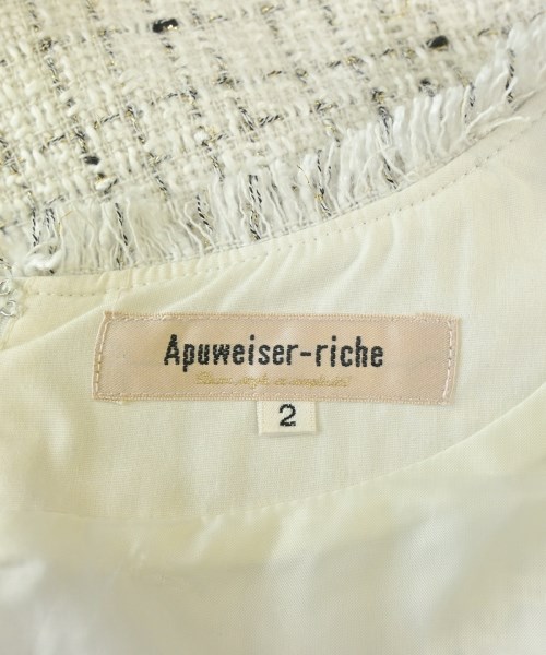 Apuweiser-riche（アプワイザーリッシェ）ワンピース 白 サイズ:2(M位) レディース/2200727626042
