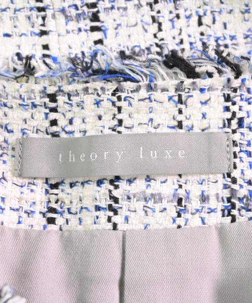 theory luxe（セオリーリュクス）ノーカラージャケット 白 サイズ:36(S