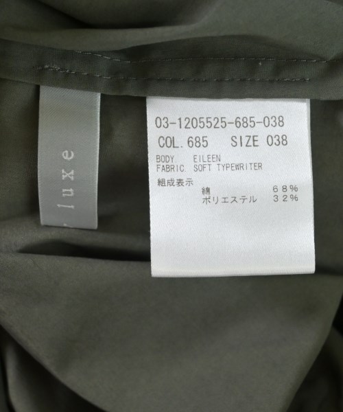 theory luxe（セオリーリュクス）シャツワンピース カーキ サイズ:38(M位) レディース/2200620007146
