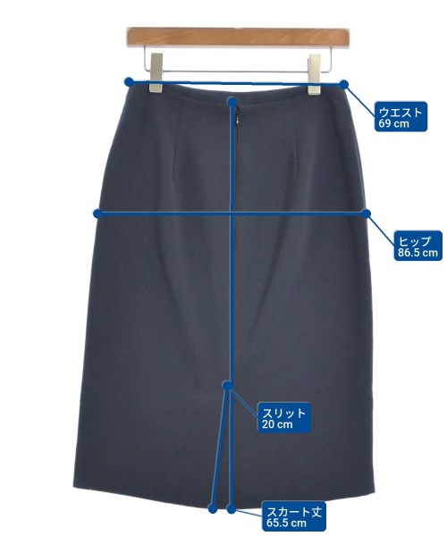 theory luxe（セオリーリュクス）ロング・マキシ丈スカート 紺 サイズ:40(M位) レディース/2200635138033