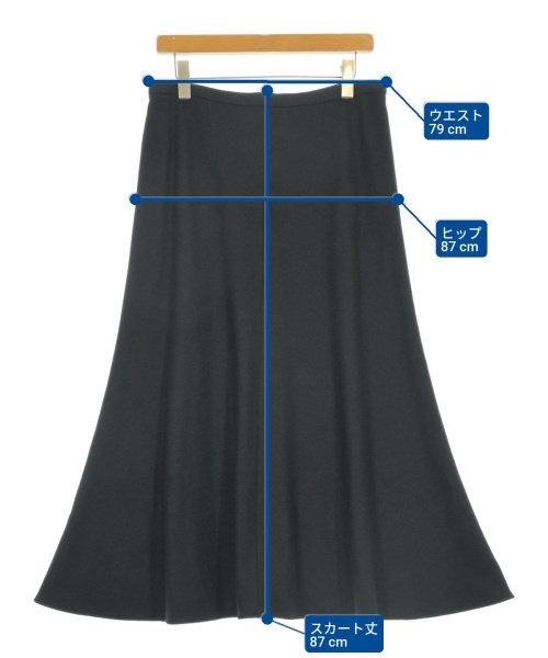 theory luxe（セオリーリュクス）ロング・マキシ丈スカート 黒 サイズ:40(M位) レディース/2200621419672