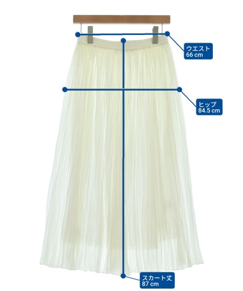 theory luxe（セオリーリュクス）ロング・マキシ丈スカート 白 サイズ:40(M位) レディース/2200621419757