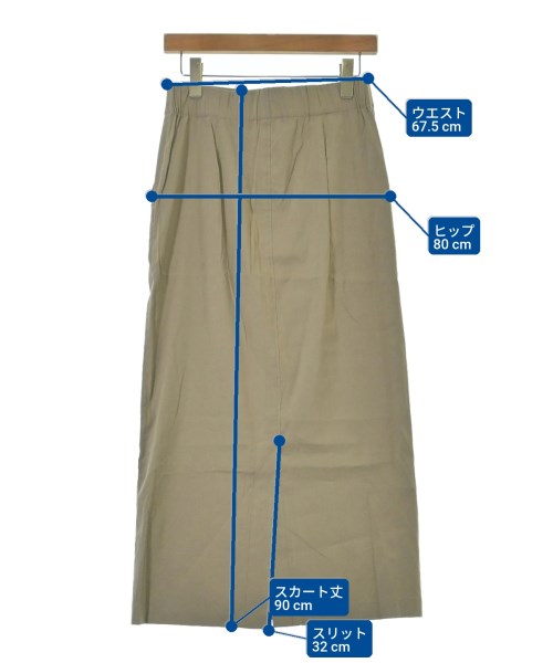 theory luxe（セオリーリュクス）ロング・マキシ丈スカート ベージュ サイズ:40(M位) レディース/2200621419771